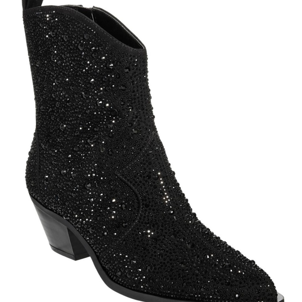Jessica Simpson Ostelle Rhinestone Western Bootie